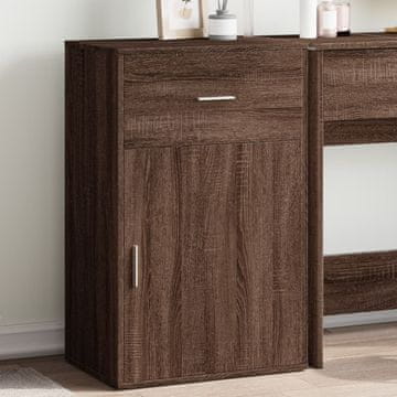 Vidaxl Ormarić smeđi hrast 56,5x39x90 cm Materijal na bazi drva