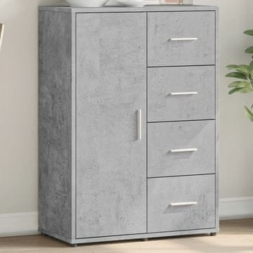 Vidaxl Ormarić Betonsko-sivi 60x31x84 cm Materijal na bazi drveta