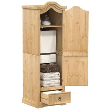 Vidaxl Corona Ormar, 55x52x170 cm, Masivno borovo drvo