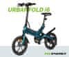 MS ENERGY URBANFOLD i6 električni bicikl, sklopivi, 40,64 cm, 250 W, 360 Wh, zeleno crna