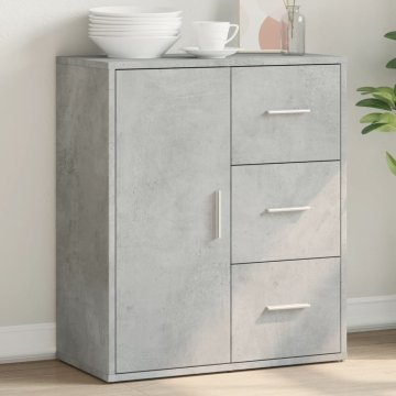 Vidaxl Ormarić Betonsko-sivi 60x31x70 cm Materijal na bazi drva