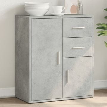 Vidaxl Ormarić Betonsko-sivi 60x31x70 cm Materijal na bazi drva