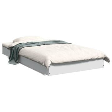 Vidaxl Okvir kreveta Bijeli 90x190 cm Materijal na bazi drveta