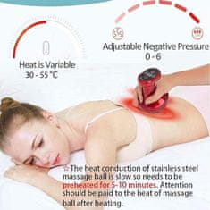 FRILLA® Anticelulitni vakuumski masažer s toplinom, uređaj za njegu tijela | CUPPY