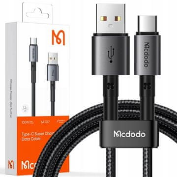 Mcdodo Mcdodo kabel usb-c za brzo punjenje za samsung xiaomi usb tip c 6a 100w 2m
