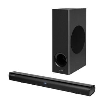 Krüger&Matz Soundbar zvučnici za kućno kino 60cm Bluetooth 5.3 + subwoofer Planet 2.1