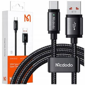 Mcdodo Mcdodo kabel usb-c za brzo punjenje za samsung xiaomi tip c 6a 120w 2m led