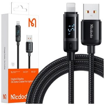 Mcdodo Mcdodo kabel za punjenje usb lightning za brzo punjenje za iphone 1m s led diodom