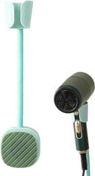 HOME & MARKER® Držač za fen, zidni nosač sušila za kosu s 180° rotacijom | FENLUSK