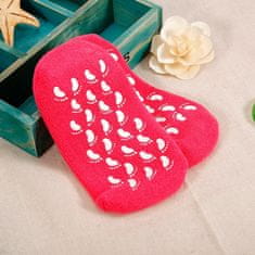 SOLFIT® Nogavice za njegu stopala, silikonske za suha i ispucala stopala (roza, 1 par) | PEDISOCKS
