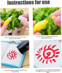 JOJOY® Čarobni napuhujući markeri (6 kom) | PUFFPENS