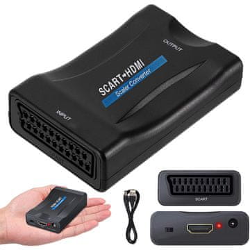 Verkgroup Adapter SCART COVERTER U HDMI AV Euro Full HD