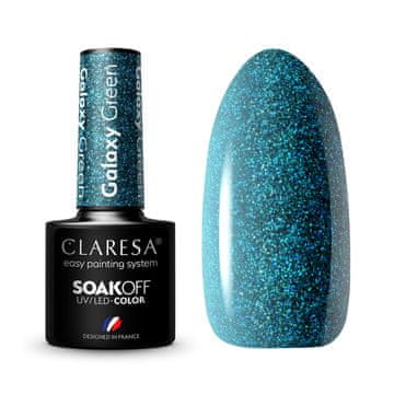 Claresa Galaxy Green hibridni lak za nokte 5 g