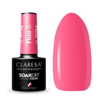 Claresa Fluo 8 hibridni lak za nokte 5 g