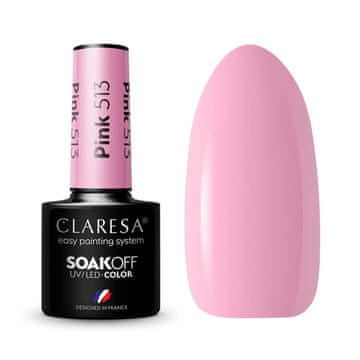 Claresa hibridni lak za nokte Pink 513 5g