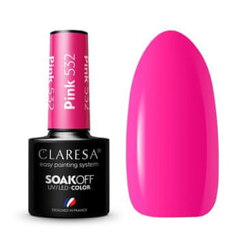 Claresa hibridni lak za nokte Pink 532 5g