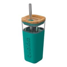 QUOKKA Liquid Cube šalica sa slamkom 540 ml, green