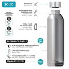 QUOKKA Solid termosica 630 ml, aquanarine
