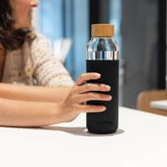 QUOKKA Flow staklena boca 660 ml, crno