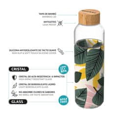 QUOKKA Flow staklena boca 660 ml, autumn leaves