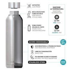 QUOKKA Solid termosica 510 ml, srebro