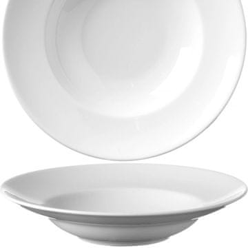 Hendi Tanjur za tjesteninu Speciale, bijeli, promjer 265 x 50 mm - set od 6 komada