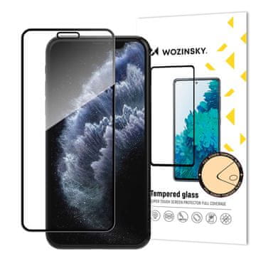 WOZINSKY Super izdržljivo kaljeno staklo za cijeli zaslon Apple iPhonea 11 Pro / XS / X, crno