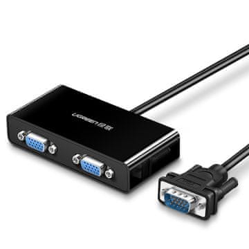 Ugreen Razdjelnik zaslona monitora, Video VGA adapter - 2x VGA crni