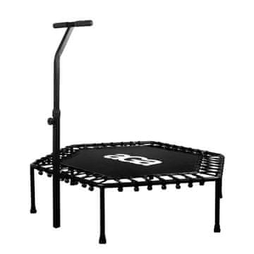 Aga FITNESS Trampolin 130 cm Crna + ručka