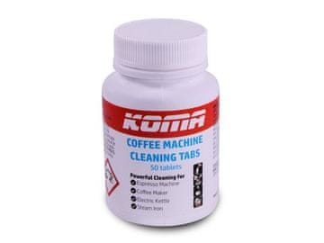 KOMA Tablete za čišćenje automatskih aparata za kavu TAB01 2u1 za automatske aparate za kavu, 50 tableta