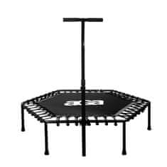 Aga FITNESS Trampolin 130 cm Crna + ručka