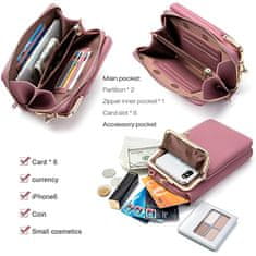VIVVA® Mini torbica, mala torbica za preko ramena, torbica za telefon | OPUBAG, roza