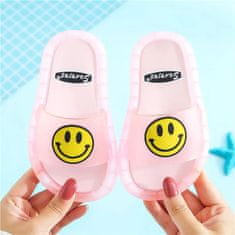 JOJOY® Dječje LED svjetleće papuče s protukliznim potplatom, vodootporne PVC, udobne | HAPPYS Ružičasta 26/27