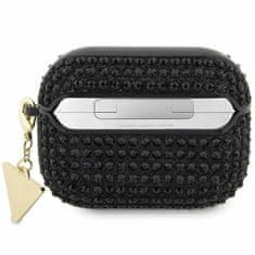 Guess Rhinestone Triangle maska za AirPods Pro, crno