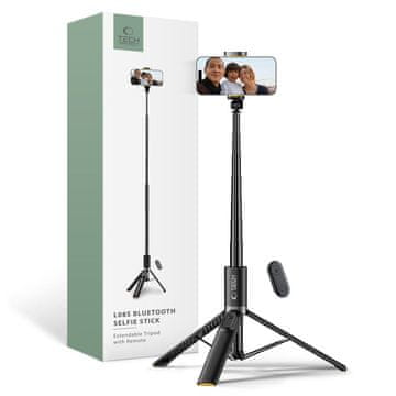 Tech-protect L08S bluetooth selfie štap, crno