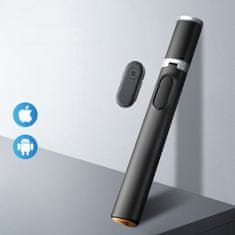 Tech-protect L08S bluetooth selfie štap, crno