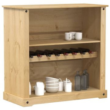 Vidaxl Corona vinski ormarić 107,5 x 51 x 105,5 cm masivni borov drvo