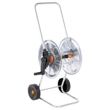 Vidaxl Kolica s kolutom za crijevo 50 m 1/2" ili 35 m 3/4", čelik