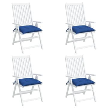 Vidaxl Jastuci od paleta, 4 kom, plavi, 50x50x7 cm, tkanina