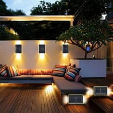 HOME & MARKER® Vodootporne vrtne solarne LED svjetiljke za vanjsku dekoraciju, 2 komada | DUOLUMO