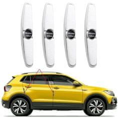 JOIRIDE® Zaštita za vrata automobila 4 kom, gumeni štitnici, bijela | IMPACTIKO