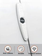 JOIRIDE® Zaštita za vrata automobila 4 kom, gumeni štitnici, bijela | IMPACTIKO