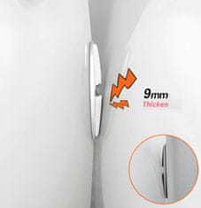 JOIRIDE® Zaštita za vrata automobila 4 kom, gumeni štitnici, bijela | IMPACTIKO