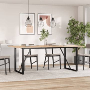 Vidaxl Kvadratne noge za stol 160x80x73 cm Lijevano željezo