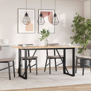 Vidaxl Kvadratne noge za stol 140x60x73 cm Lijevano željezo