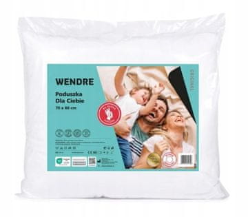Wendre Antialergijski medicinski jastuk 50x60 cm bijeli veliki