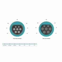 Digitus Kabel za punjenje Tip2 16A trofazni 7,5 m spiralni