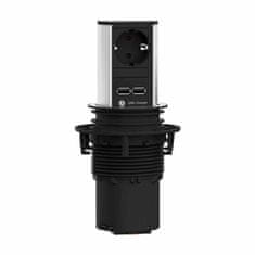 Bachmann ELEVATOR potopni stup 1x240V, 2x USB 928.020