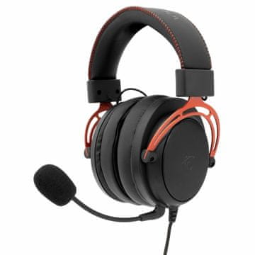 White Shark slušalice + mikrofon crno/crvene gaming GH-2341 GORILLA