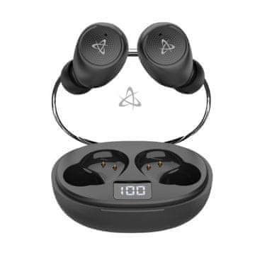 S-box Crne bluetooth slušalice s mikrofonom EB-TWS115